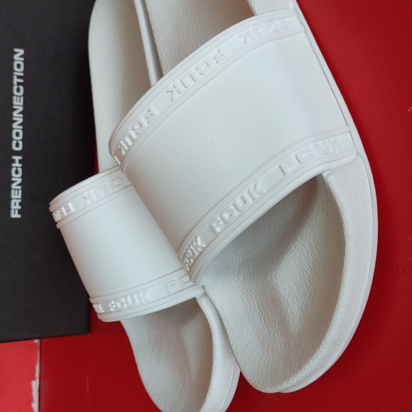 BRAND NEW FRENCH CONNECTION FITCH SLIP ON SLIDE SANDALS - Picture 8 of 16
